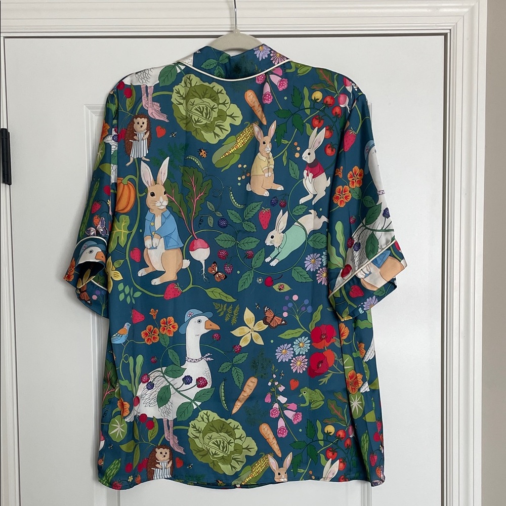 Karen Mabon Pajama Top RARE Peter Rabbit - Picture 6 of 8
